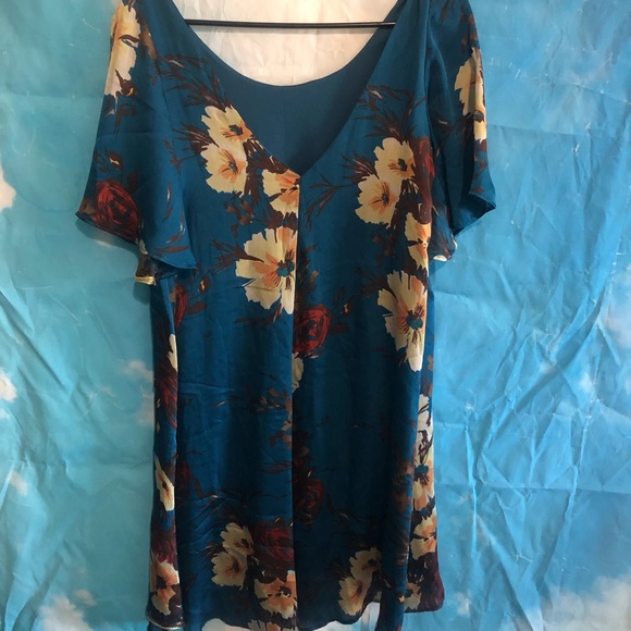 Blue floral dress - Picture 3 of 3